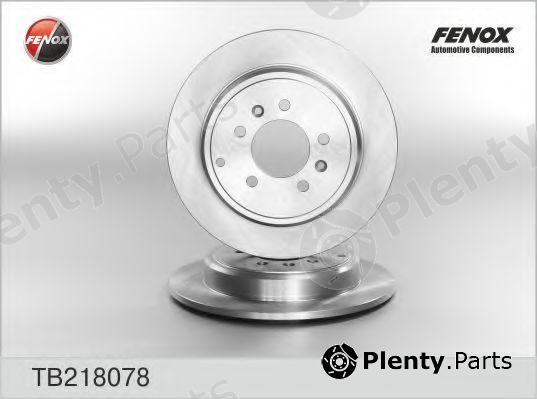  FENOX part TB218078 Brake Disc