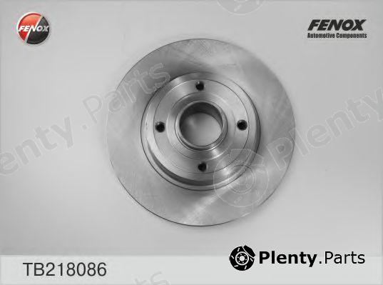  FENOX part TB218086 Brake Disc