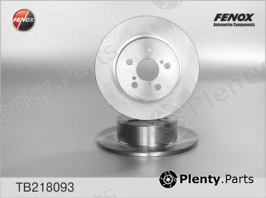  FENOX part TB218093 Brake Disc