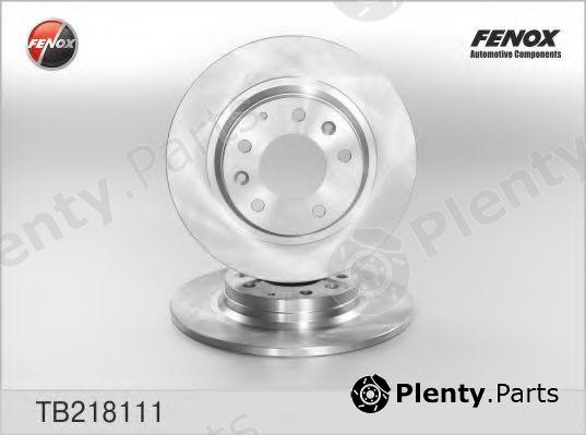  FENOX part TB218111 Brake Disc