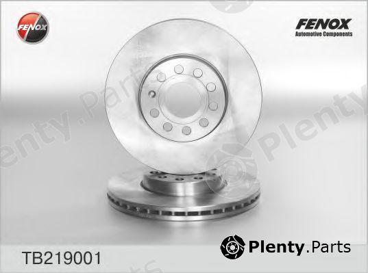  FENOX part TB219001 Brake Disc