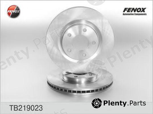  FENOX part TB219023 Brake Disc