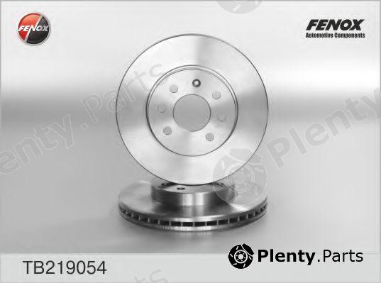  FENOX part TB219054 Brake Disc