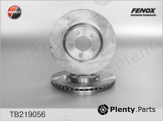  FENOX part TB219056 Brake Disc
