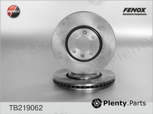  FENOX part TB219062 Brake Disc