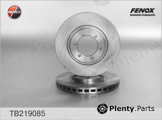  FENOX part TB219085 Brake Disc