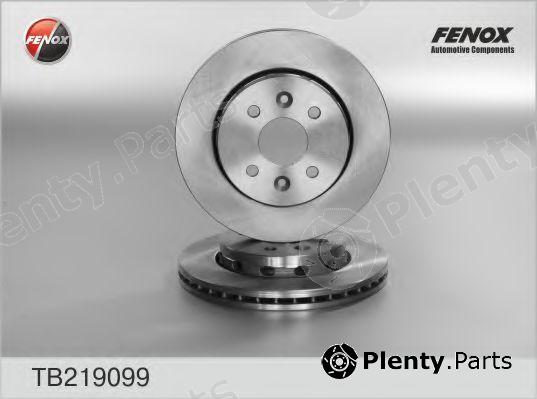  FENOX part TB219099 Brake Disc