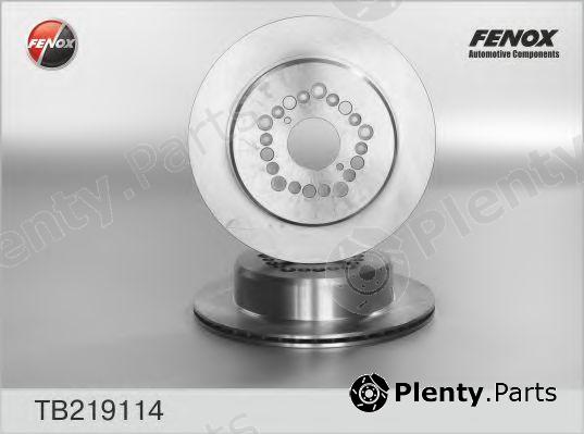  FENOX part TB219114 Brake Disc