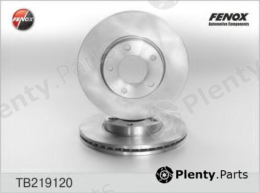  FENOX part TB219120 Brake Disc