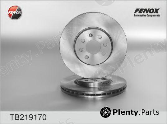 FENOX part TB219170 Brake Disc
