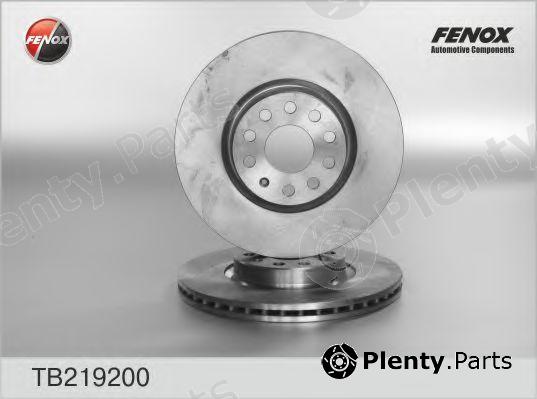  FENOX part TB219200 Brake Disc