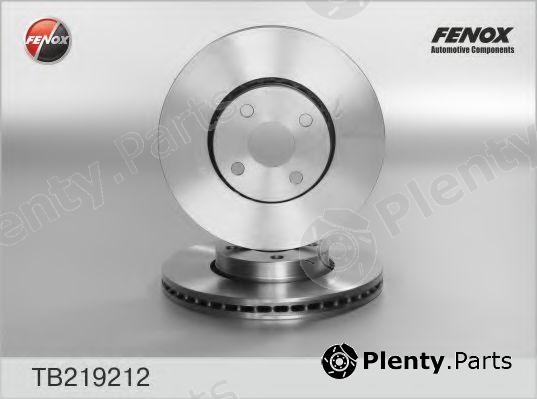  FENOX part TB219212 Brake Disc