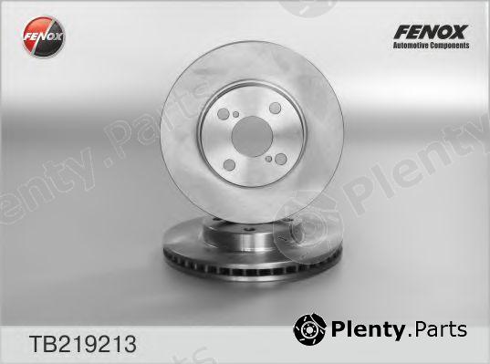  FENOX part TB219213 Brake Disc