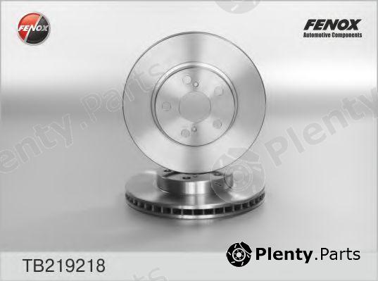  FENOX part TB219218 Brake Disc