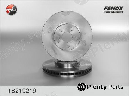  FENOX part TB219219 Brake Disc