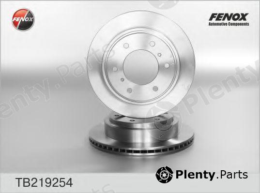  FENOX part TB219254 Brake Disc