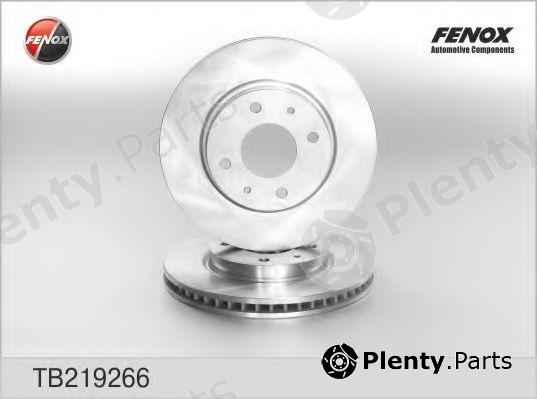  FENOX part TB219266 Brake Disc