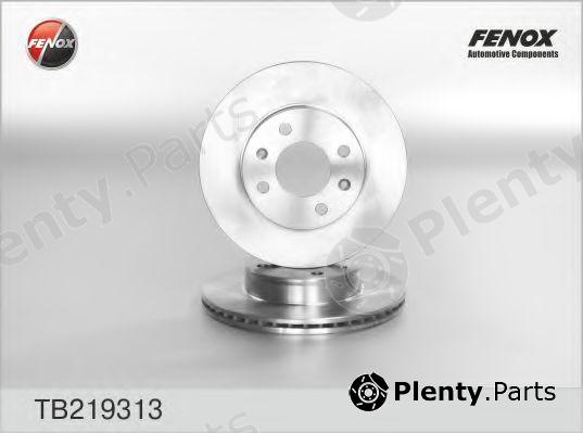  FENOX part TB219313 Brake Disc