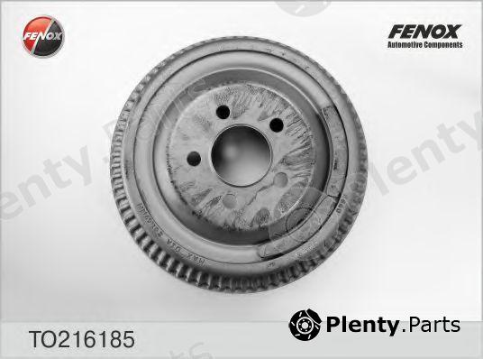  FENOX part TO216185 Brake Drum
