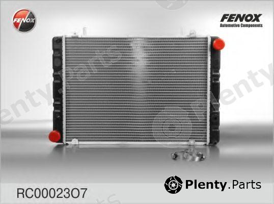  FENOX part RC00023O7 Radiator, engine cooling
