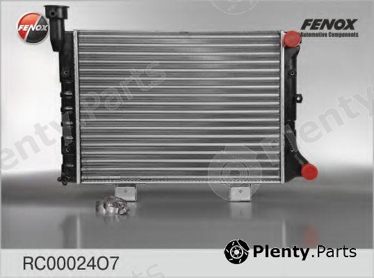  FENOX part RC00024O7 Radiator, engine cooling