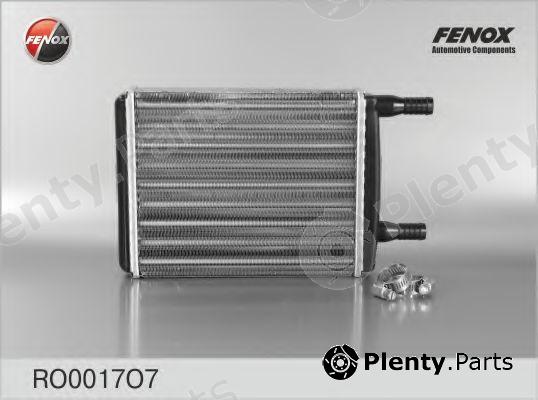  FENOX part RO0017O7 Heat Exchanger, interior heating