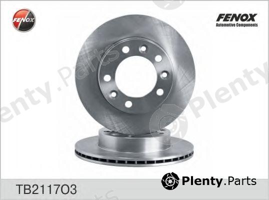  FENOX part TB2117O3 Brake Disc