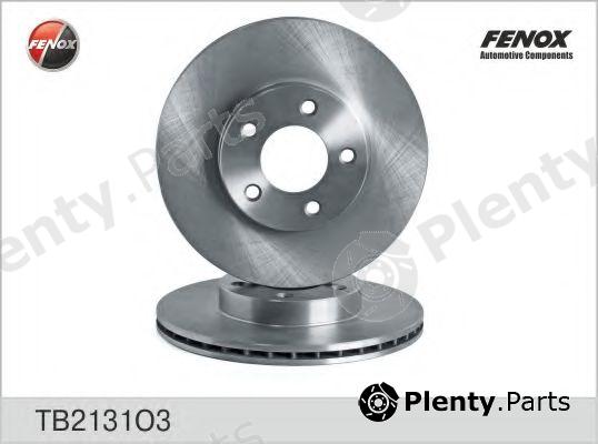  FENOX part TB2131O3 Brake Disc
