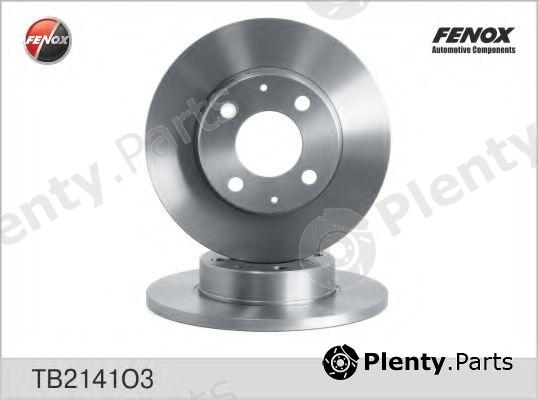  FENOX part TB2141O3 Brake Disc