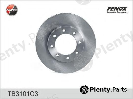  FENOX part TB3101O3 Brake Disc
