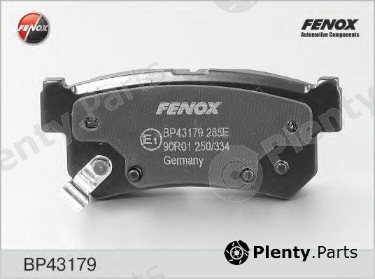  FENOX part BP43179 Brake Pad Set, disc brake
