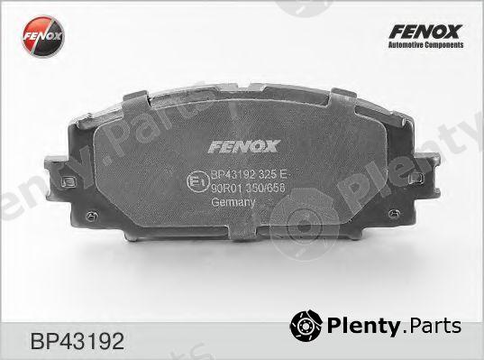  FENOX part BP43192 Brake Pad Set, disc brake