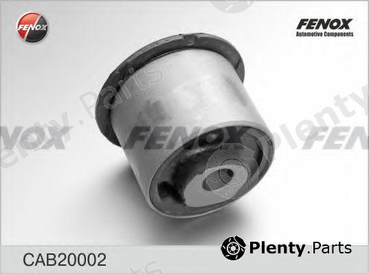  FENOX part CAB20002 Control Arm-/Trailing Arm Bush