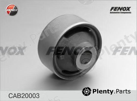  FENOX part CAB20003 Control Arm-/Trailing Arm Bush