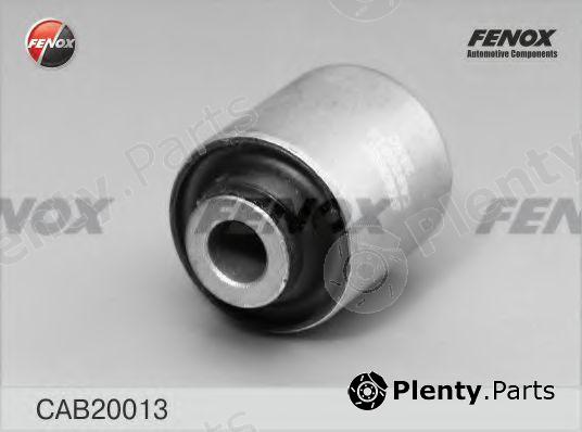  FENOX part CAB20013 Control Arm-/Trailing Arm Bush