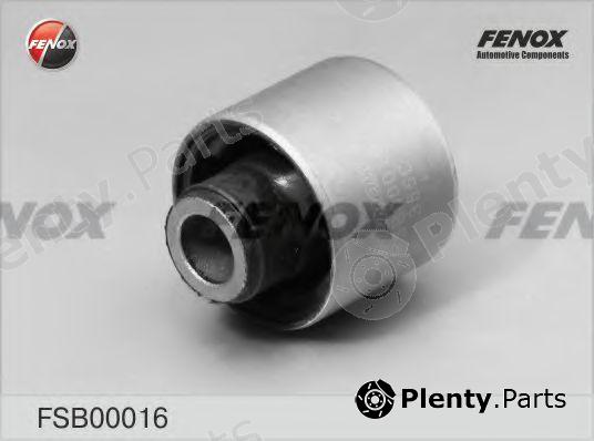  FENOX part FSB00016 Control Arm-/Trailing Arm Bush