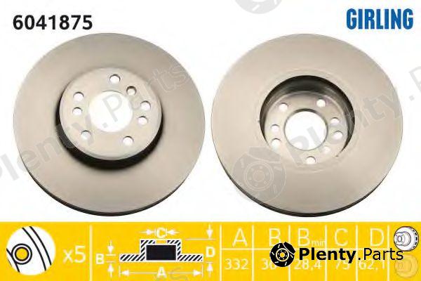  GIRLING part 6041875 Brake Disc