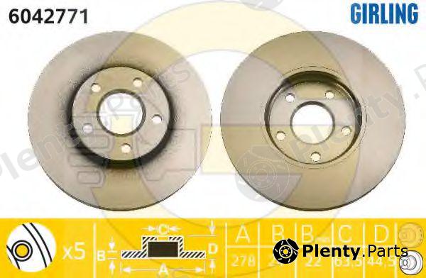  GIRLING part 6042771 Brake Disc