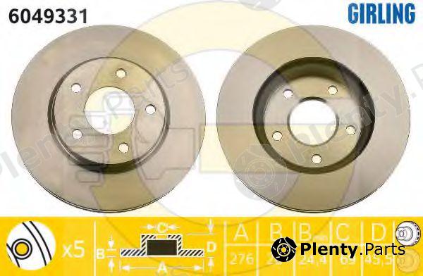  GIRLING part 6049331 Brake Disc