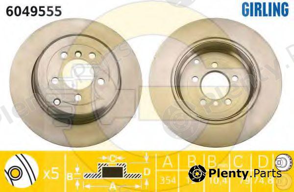  GIRLING part 6049555 Brake Disc