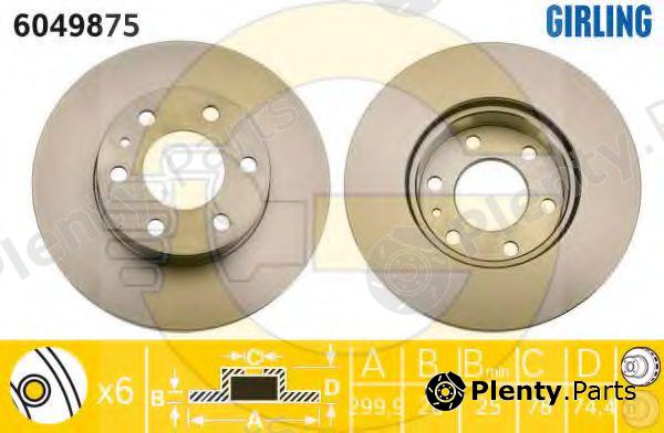  GIRLING part 6049875 Brake Disc