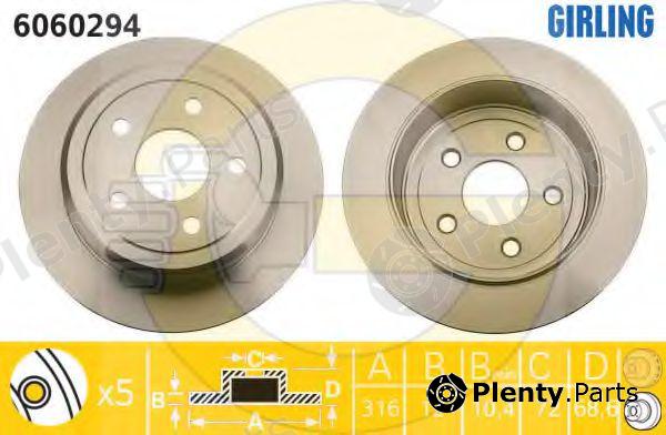  GIRLING part 6060294 Brake Disc