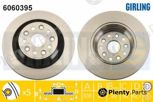  GIRLING part 6060395 Brake Disc