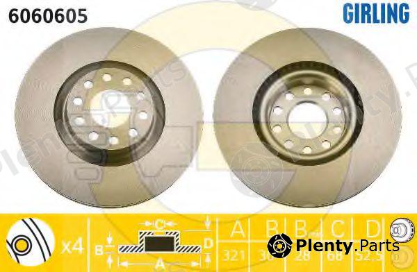  GIRLING part 6060605 Brake Disc