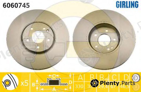  GIRLING part 6060745 Brake Disc