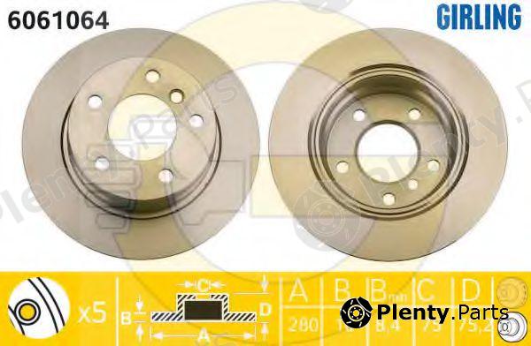  GIRLING part 6061064 Brake Disc