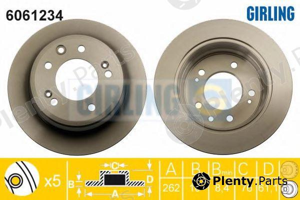  GIRLING part 6061234 Brake Disc