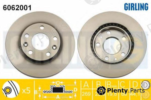  GIRLING part 6062001 Brake Disc
