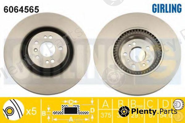  GIRLING part 6064565 Brake Disc