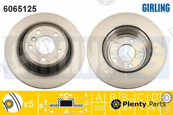  GIRLING part 6065125 Brake Disc